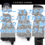 【カナダグース 】カナダグース コピー かっこよすぎカナダグース ブラックレーベル 偽物 CanadaGoose マクミラン